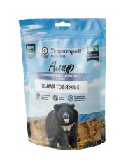 Лакомство  для собак Территория Амур Вымя говяжье сублимированное 60г 