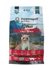 Сухой корм для кошек Территория Крым Курица с черникой