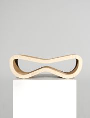 Когтеточка-лежанка из картона Tommy Cat Слим с деревянным ободком 60*20*22см