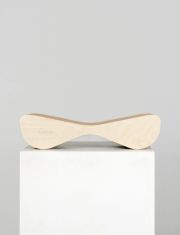 Когтеточка-лежанка из картона Tommy Cat Дроп с деревянным ободком 54*14*22см