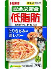 Влажный корм для собак Inaba Teishibo Куриное филе с куриной печенью в желе