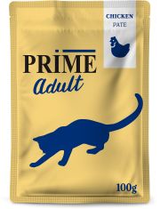 Влажный корм для кошек PRIME Adult Курица (паштет)