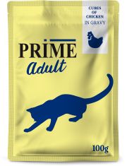 Влажный корм для кошек PRIME Adult Курица в бульоне