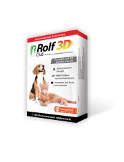 Ушные капли для собак и кошек Rolf Club 3D от отодектоза с обезболивающим эффектом