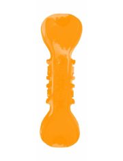 Игрушка для собак Mr.Kranch гантель дентальная с пищалкой и ароматом бекона