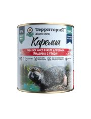 Консервы для собак ТерриториЯ Карелия 340 г рубленое мясо индейки с уткой в желе 