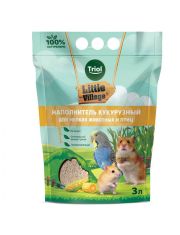 Наполнитель для грызунов и птиц Triol Little Village кукурузный