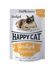 Влажный корм для кошек Happy Cat для стерилизованных с курицей в желе