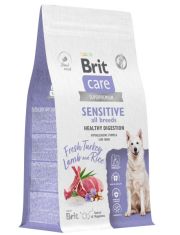 Сухой корм для собак Brit Care Dog Adult Sensitive Healthy Digestion Индейка и ягненок
