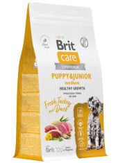 Сухой корм для щенков средних пород Brit Care Superpremium Dog Puppy&Junior M  Индейка и утка