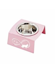 Миска на подставке для животных Данко Собака/узор вогнутые края 180 мл, D-12 см, h-7 см