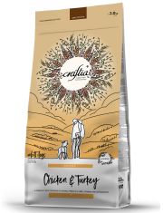 Сухой корм для собак Craftia Natura средних и крупных пород из курицы и индейки