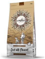 Сухой корм для собак Craftia Natura средних и крупных пород из утки с фазаном
