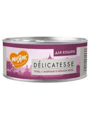 Консервы для кошек Мнямс Delicatesse Тунец и макрель в желе