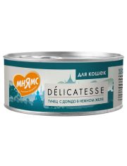 Консервы для кошек Мнямс Delicatesse Тунец и дорадо в желе