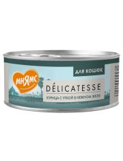 Консервы для кошек Мнямс Delicatesse Курица и утка в желе