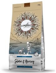 Сухой корм для щенков Craftia Natura средних и крупных пород из лосося с сельдью