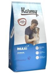 Сухой корм для щенков Karmy Maxi Junior крупных пород Индейка