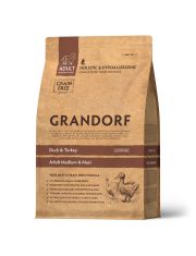 Сухой корм для собак GRANDORF Duck and Turkey Adult Medium and Maxi средних и крупных пород Утка с индейкой