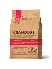 Сухой корм для собак GRANDORF Lamb and Turkey Adult Medium&Maxi средних и крупных пород Ягненок с индейкой