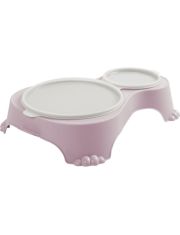 Миска для животных двойная с крышкой Sally ROTHO светло-лиловый