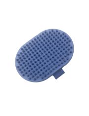 Массажная щётка PetStar для животных на руку, синяя