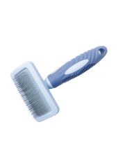 Пуходерка для животных PetStar пластиковая, синяя