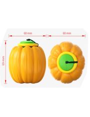 Игрушка для собак Тыква на веревке D11см 