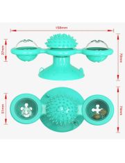 Игрушка для кошек Мельница светящаяся с мятой 16*8см