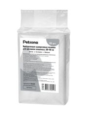 Гелевые пеленки для животных Petsona Extra белые 10 шт в упаковке