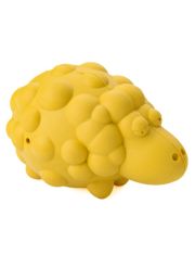 Игрушка для собак Mr.Kranch Овечка с пищалкой, желтая с ароматом сливок