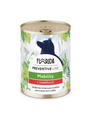 Консервы для собак FLORIDA Preventive Line Mobility для профилактики болезней опорно-двигательного аппарата с говядиной
