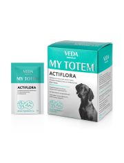 Синбиотический комплекс для собак Veda My Totem Actiflora (30 пакетиков по 1 г)