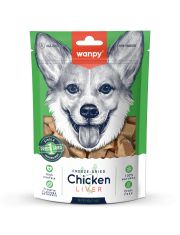 Лакомство для собак Wanpy Dog сублимированное "Куриная печень"