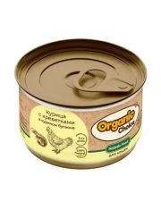 Консервы для кошек Organic Сhoice Low Grain курица с креветками в курином бульоне