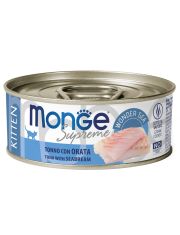 Консервы для котят Monge Supreme Kitten из тунца с дорадо
