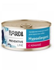 Консервы для собак Florida Preventive Line Hypoallergenic при пищевой аллергии, с кониной