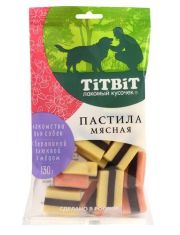 Лакомство для собак TiTBiT Пастила мясная с бараниной, клюквой и медом