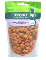 Лакомство для кошек TiTBiT профилактическое, жевательные снеки с говядиной