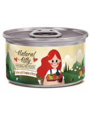 Консервы для кошек Pettric Natural Kitty с курицей и тыквой в бульоне