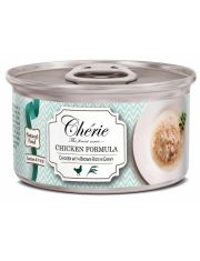 Консервы для кошек Pettric Shredded Chicken рубленная курица с бурым рисом в подливе