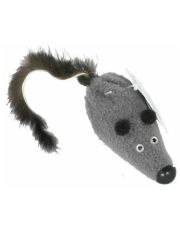 Игрушка для кошек GoSi Мышь M с норковым хвостом 