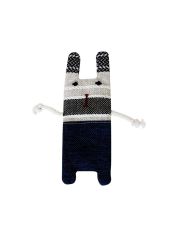 Игрушка для собак Заяц №2 шуршащая, 28 см текстиль 