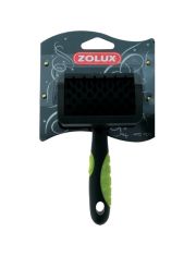 Щётка для животных  Zolux резиновая с ручкой малая S
