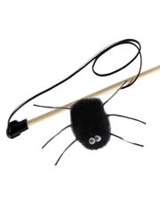 Удочка-дразнилка для кошек GoSi  Паук-2 натуральная норка