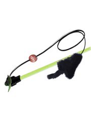 Удочка-дразнилка для кошек GoSi Мышь норка длинная палочка 150см