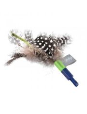 Игрушка для кошек Joyser Cat Teaser  Сменная насадка с перьями к дразнилке, зеленая