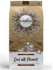 Сухой корм для собак Craftia Natura миниатюрных и мелких пород из утки с фазаном