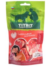 Лакомство для собак TiTBiT "Счастливые моменты" Снеки мягкие с телятиной и клюквой