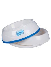 Миска для животных Trixie Cool Fresh с охлаждающим эффектом, бело-синяя